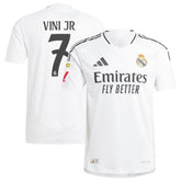 Vini Jr. Real Madrid adidas 2024/25 Home Authentic Player Jersey - White adidas