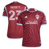 Cole Bassett Colorado Rapids Adidas 2024 One Flag Kit Authentic Player Jersey - Burgundy Adidas