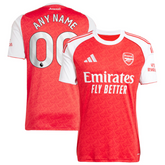 Arsenal adidas 2025/26 Home Custom Jersey - Red Adidas
