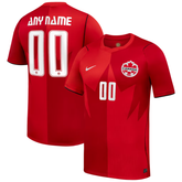 Canada Soccer Nike 2026 Home Stadium Custom Jersey - Red