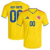 Colombia National Team adidas 2026 Home On-Field Custom Jersey - Yellow