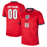 England National Team Nike 2026 Away Stadium Custom Jersey - Red