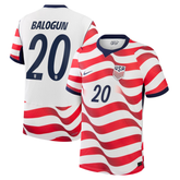 Folarin Balogun USMNT Nike 2026 Home Match Jersey - White
