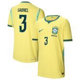 Gabriel Magalhães Brazil National Team Nike 2026 Home Match Jersey - Yellow