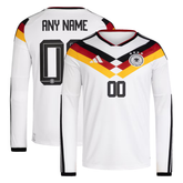 Germany National Team adidas 2026 Home Long Sleeve Custom Jersey - White