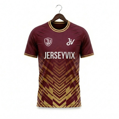 JERSEYVIX Maroon & Gold Performance Football Jersey – JV Edition