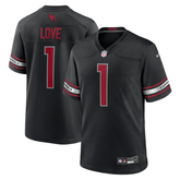 Jeremiyah Love Arizona Cardinals Nike Alternate Game Player Jersey - Black