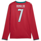 Cristiano Ronaldo Portugal National Team Puma 2026 Home Long Sleeve Jersey - Red