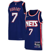 Kevin Durant Brooklyn Nets Nike Authentic Player Jersey - City Edition - Blue Nike
