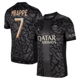 Kylian Mbappe Paris Saint-Germain Jordan Brand 2023/24 Third Stadium Player Jersey - Anthracite Jordan Brand