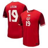 Men's Nike Adriana Leon Red Canada Soccer 2024 Home Jersey