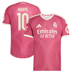Men's Pink & Off-White Soccer Jersey (Mbappé)
