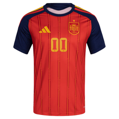 Men's Premium Red and Navy Custom Football Shirt – Slim Fit Pro-Style Matchday Performance Top