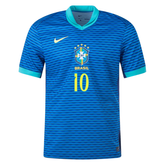 Neymar Jr Brazil National Team Nike 2024/2025 Home Match Jersey -Blue