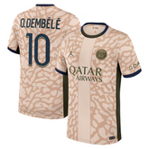 Ousmane Dembélé Paris Saint-Germain Jordan Brand 2023/24 Fourth Stadium Player Jersey – Tan Jordan Brand