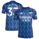 Riccardo Calafiori Arsenal adidas 2025/26 Away Player Jersey - Blue Adidas