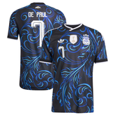 Rodrigo De Paul Argentina National Team adidas 2026 Away On-Field Authentic Jersey - Black