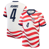 Tyler Adams USMNT Nike 2026 Home Stadium Jersey - White