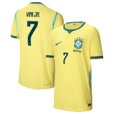 Vini Jr. Brazil National Team Nike 2026 Home Match Jersey - Yellow