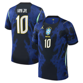 Vinicius Junior Brazil National Team Jordan Brand 2026 Away Stadium Jersey - Blue