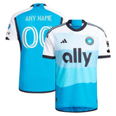 Charlotte FC adidas 2024 The Carolina Kit: Explore Custom Authentic Jersey - Blue adidas