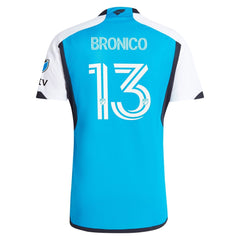 Brandt Bronico Charlotte FC adidas 2024 The Carolina Kit: Explore Authentic Player Jersey - Blue adidas