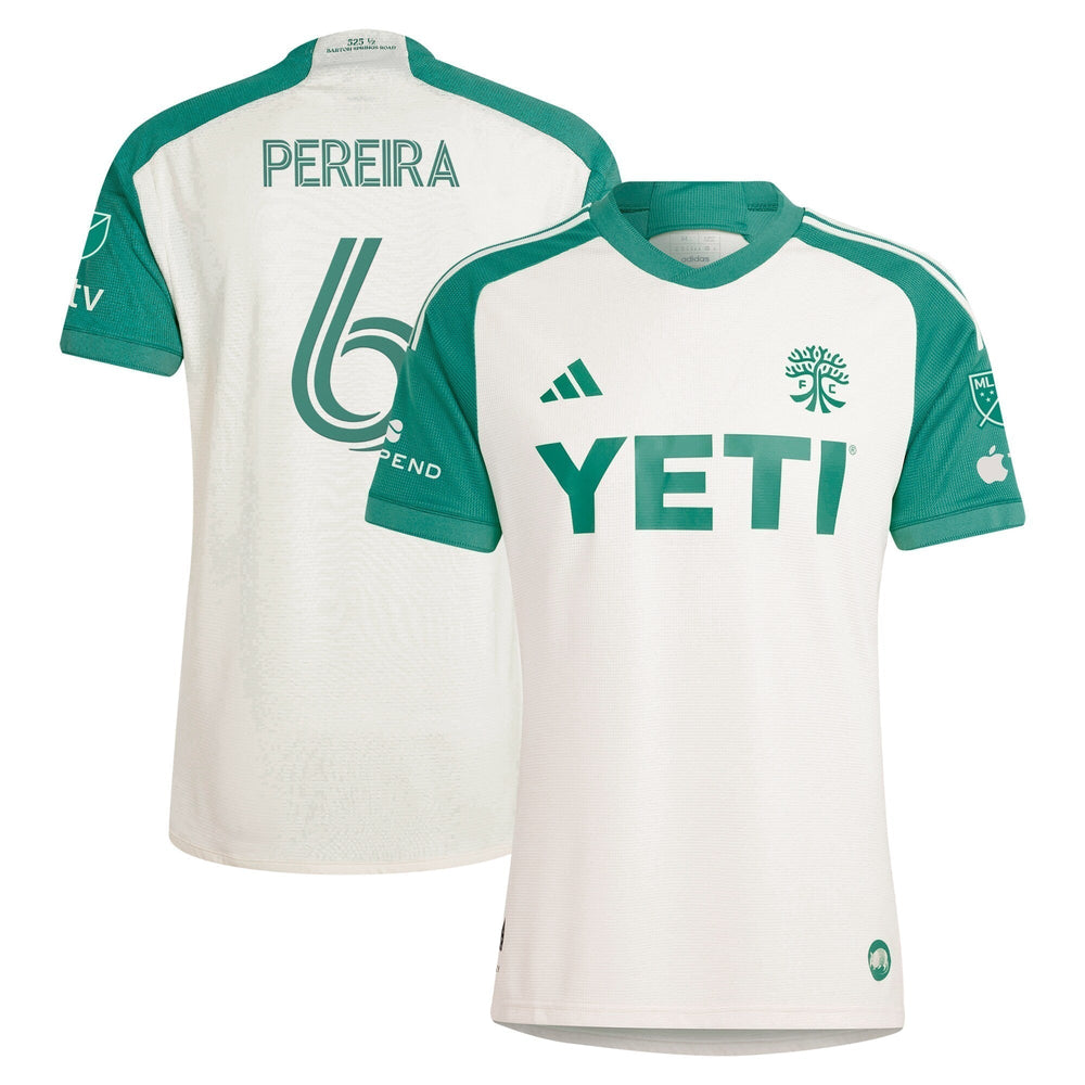 Daniel Pereira Austin FC adidas 2024 The Armadillo Kit Authentic Player Jersey – Tan adidas