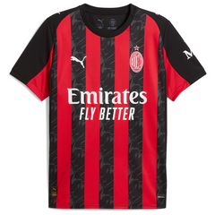 Rafael Leão AC Milan Puma 2025/26 Home Player Jersey - Red Puma
