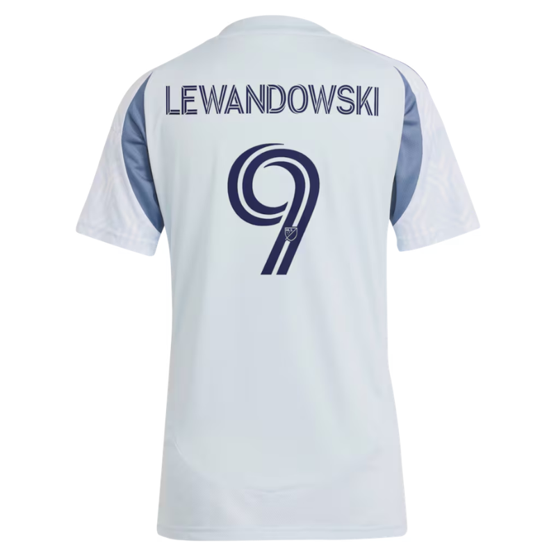Robert Lewandowski Chicago Fire adidas 2025 The Municipal Kit Jersey - Light Blue