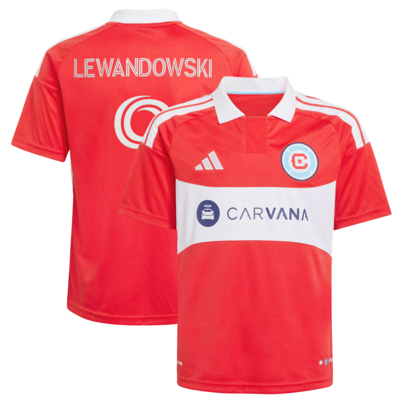 Robert Lewandowski Chicago Fire adidas 2026 Forever Red Jersey - Red