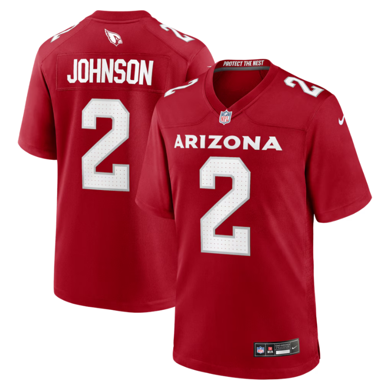 Will Johnson Arizona Cardinals Nike Team Game Jersey - Cardinal